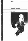 Nizo 6080 manual. Camera Instructions.